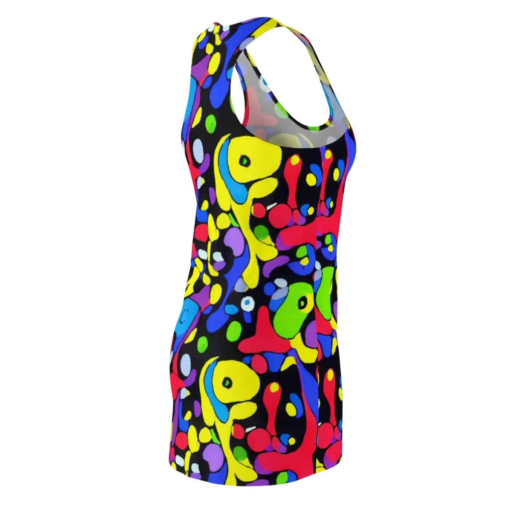 Miró's Mosaic on Racerback Dress — Back Side
