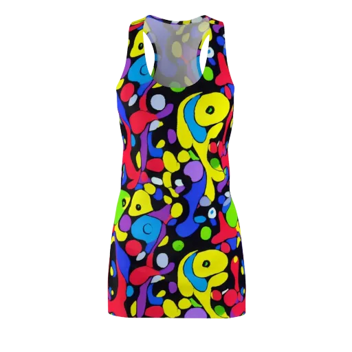 Miró's Mosaic on a Racerback Dress