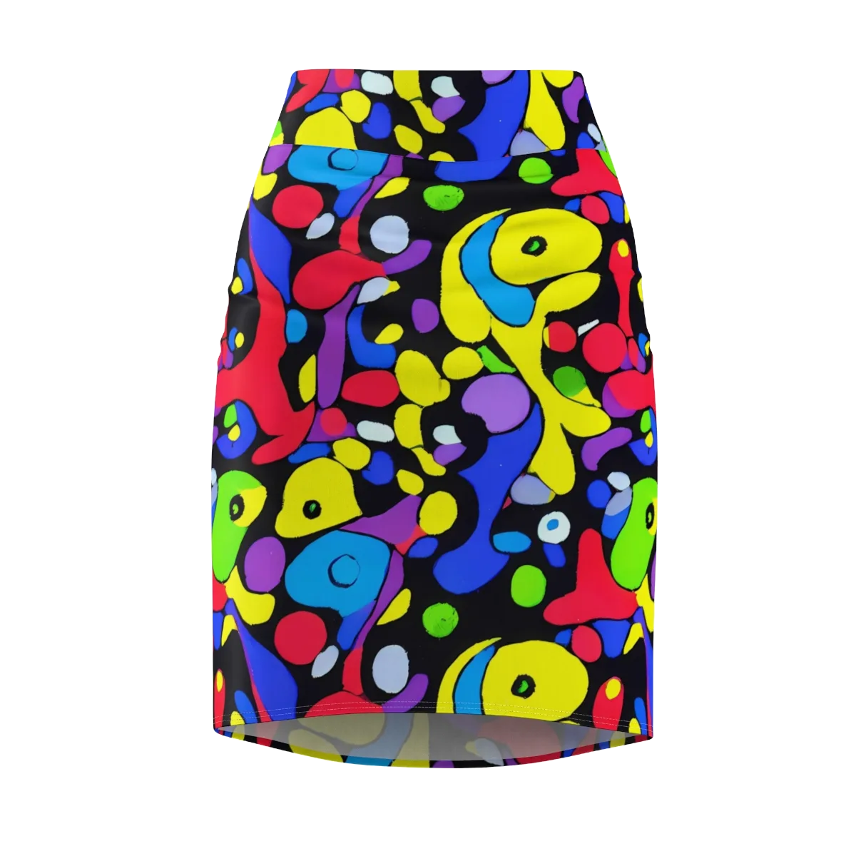 Miró's Mosaic on Pencil Skirt — Front