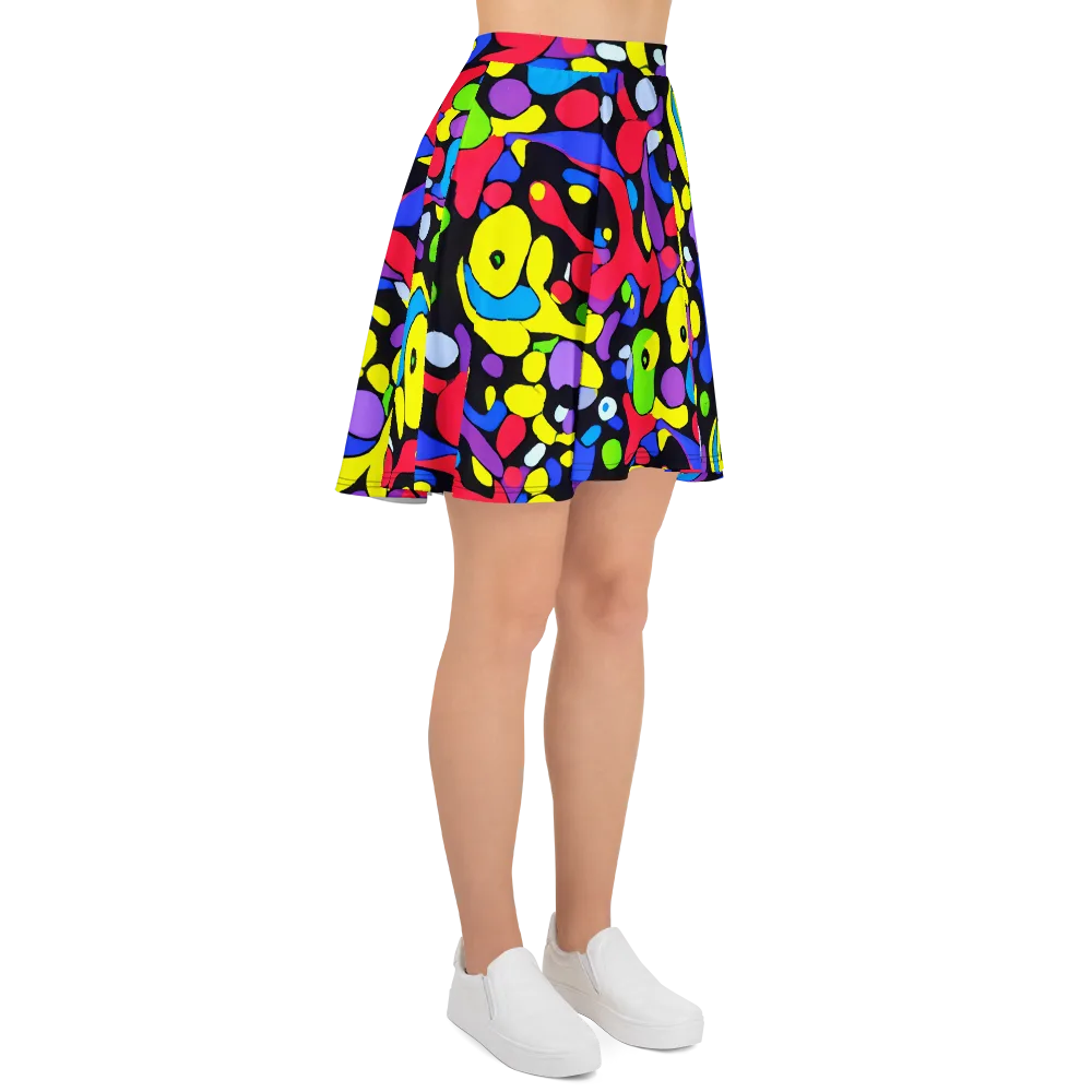 Miró's Mosaic on Skater Skirt — Right
