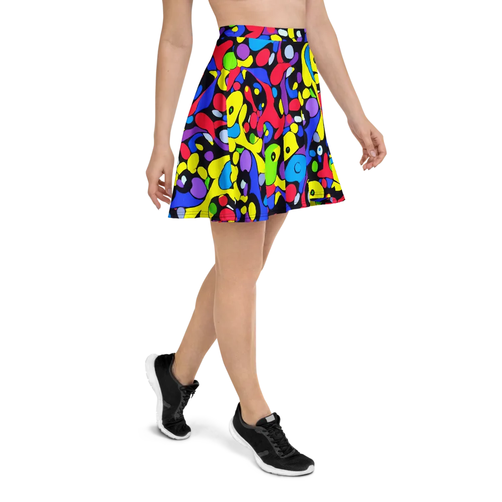 Miró's Mosaic on Skater Skirt — Right