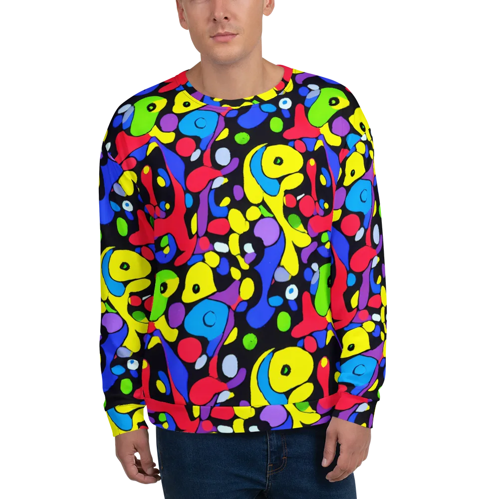 Miró's Mosaic on Sweatshirt — Front
