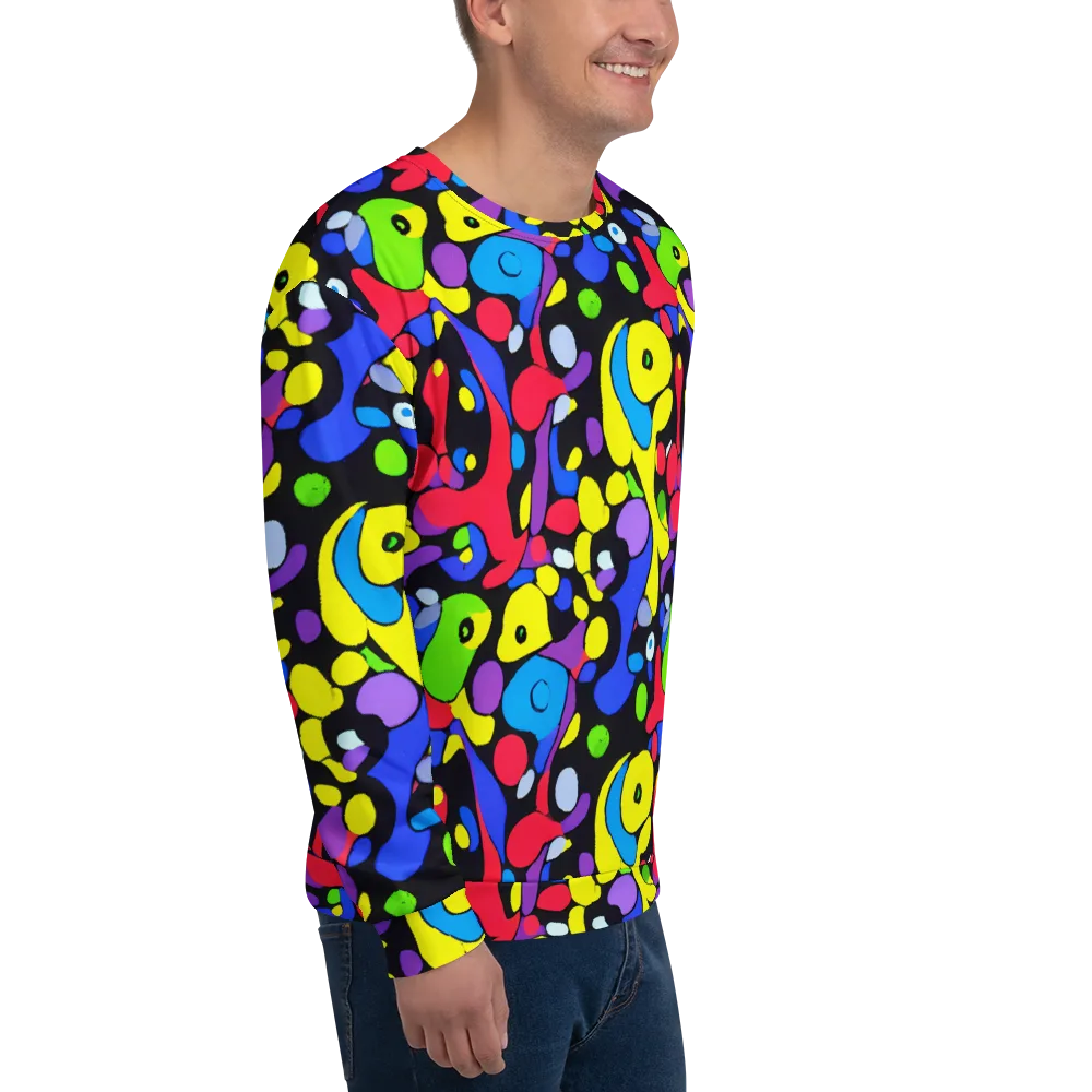 Miró's Mosaic on Sweatshirt — Right Front