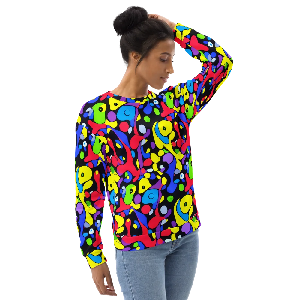 Miró's Mosaic on Sweatshirt — Right Front