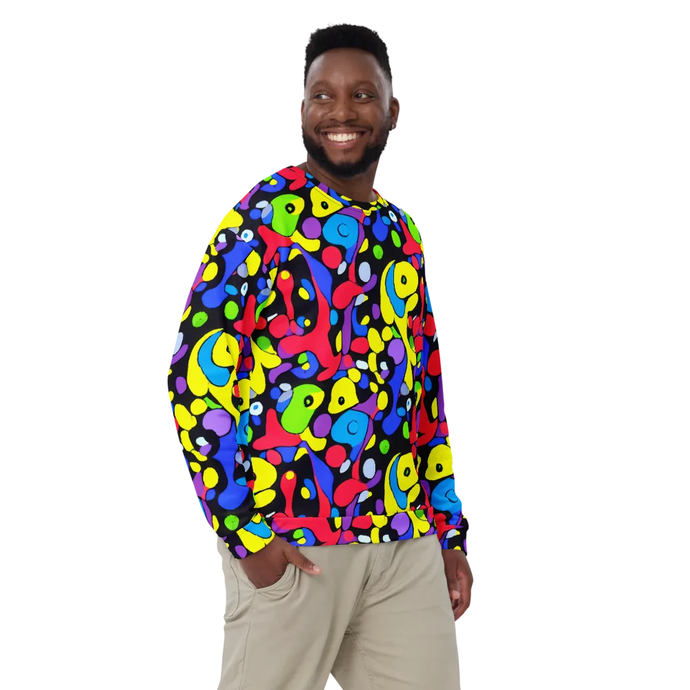 Miró's Mosaic on Sweatshirt — Front