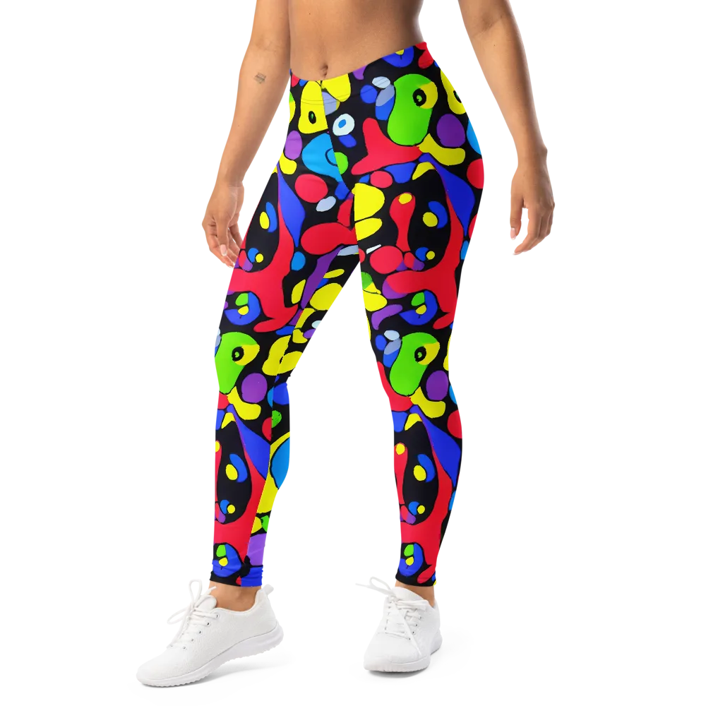 Miró's Mosaic on Leggings — Left Front