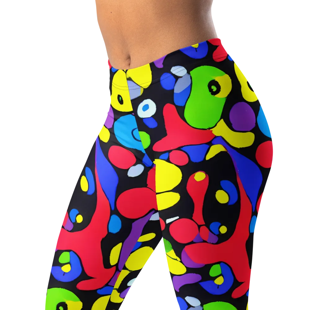 Miró's Mosaic on Leggings — Left Front