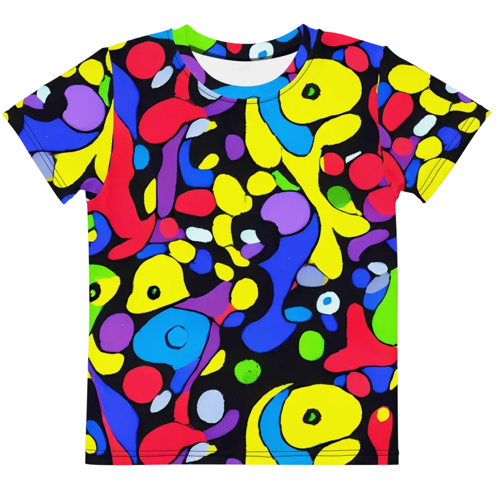 Miró's Mosaic on Kids Crew Neck T-Shirt — Front