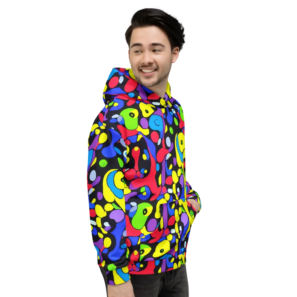 Miró's Mosaic on Hoodie — Right