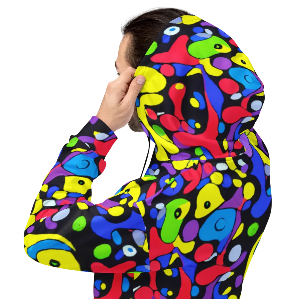 Miró's Mosaic on Hoodie — Back
