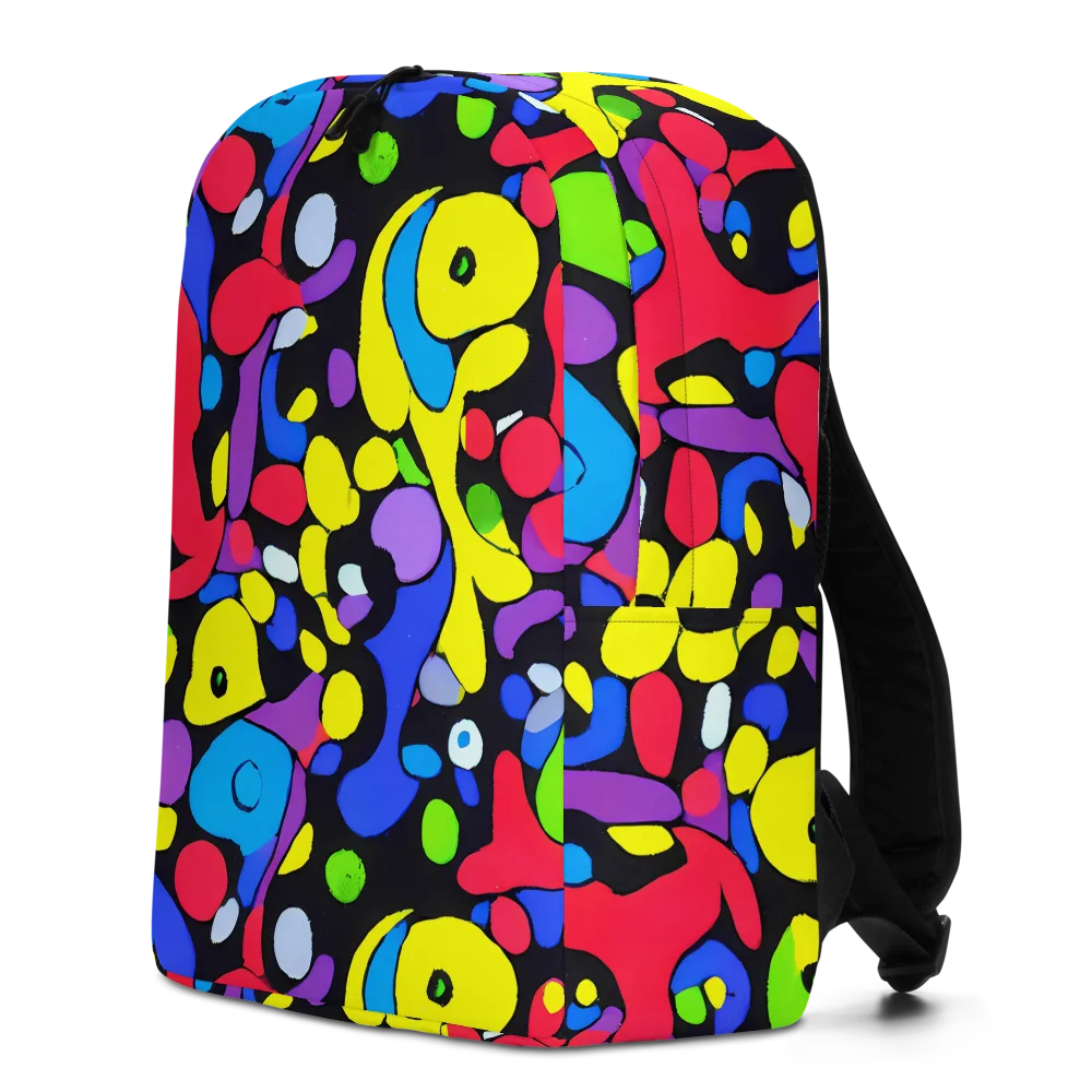 Miró's Mosaic on Minimalist Backpack — Left
