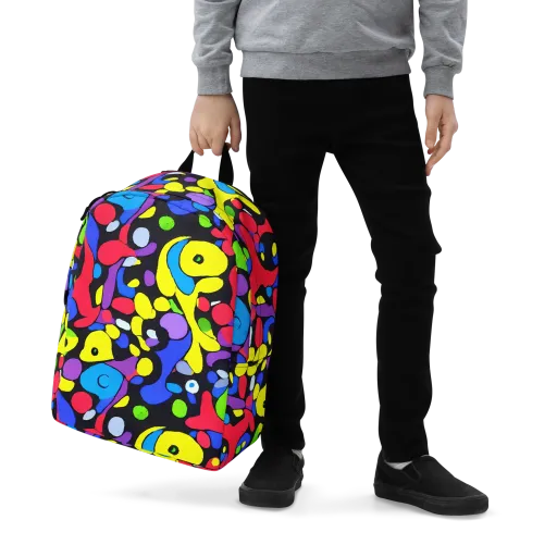 Miró's Mosaic on a Minimalist Backpack