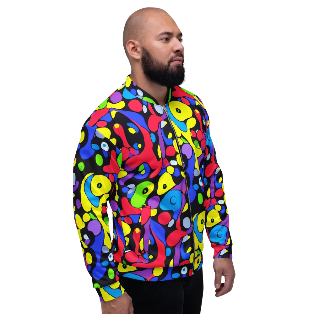 Miró's Mosaic on Bomber Jacket — Right