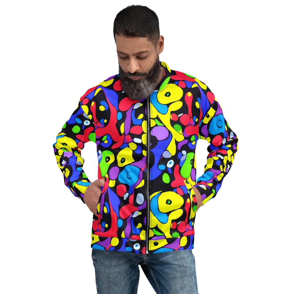 Miró's Mosaic on Bomber Jacket — Front