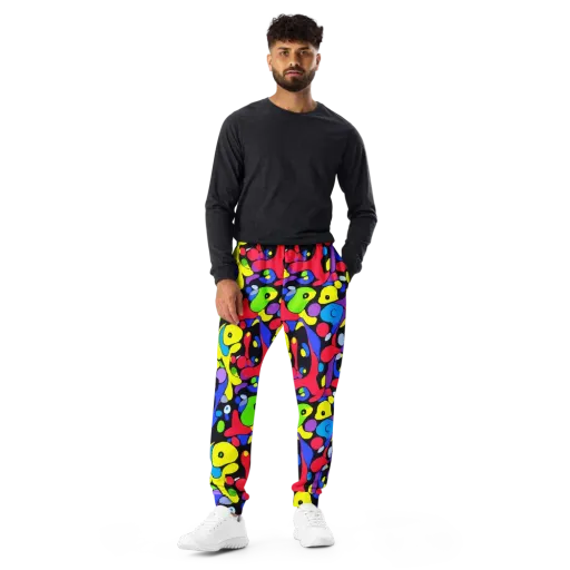 Miró's Mosaic on a Men's Joggers