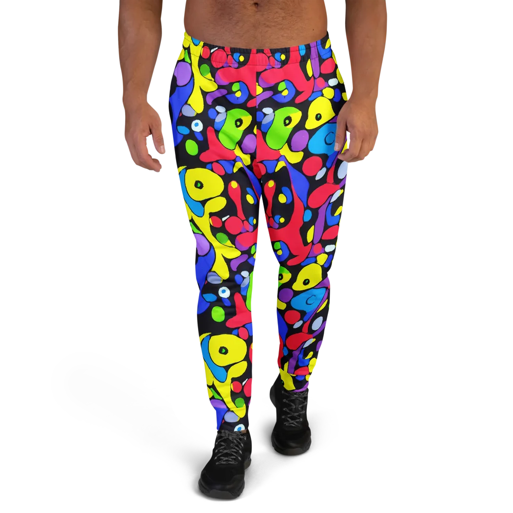 Miró's Mosaic on Men's Joggers — Front