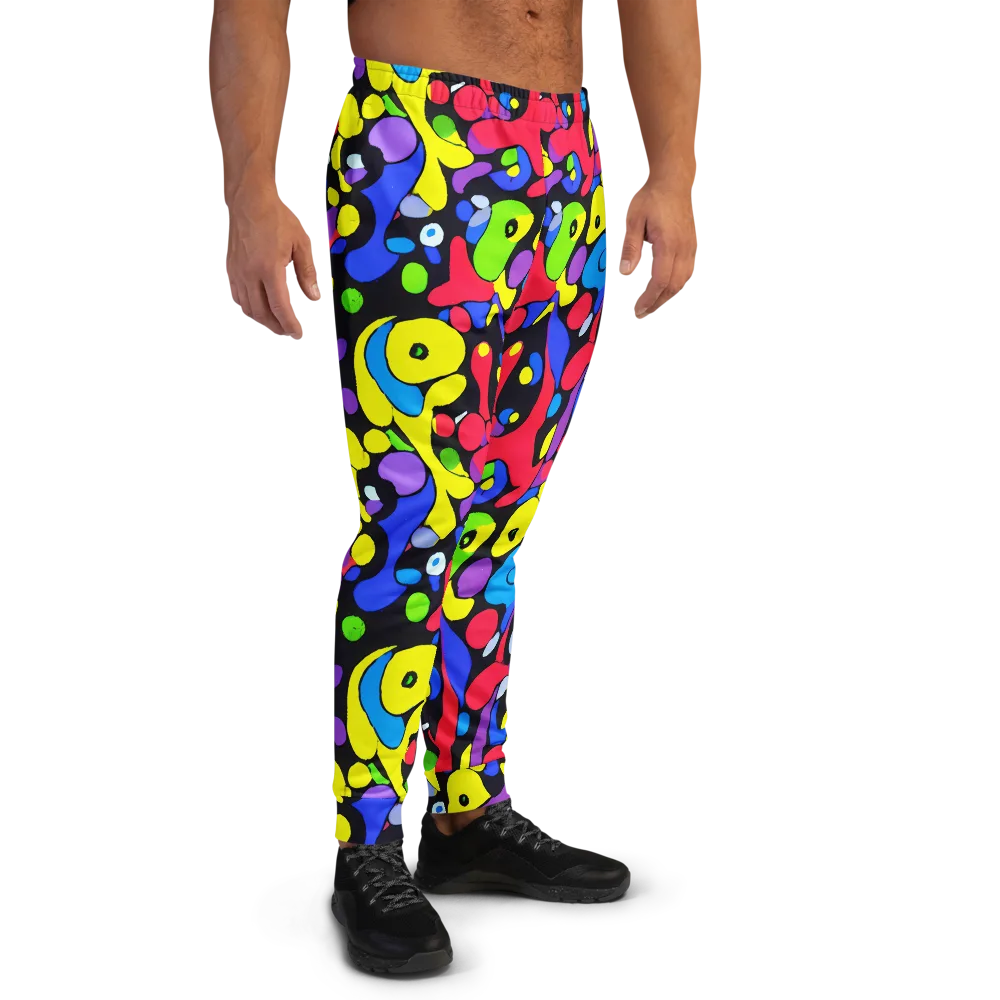 Miró's Mosaic on Men's Joggers — Right