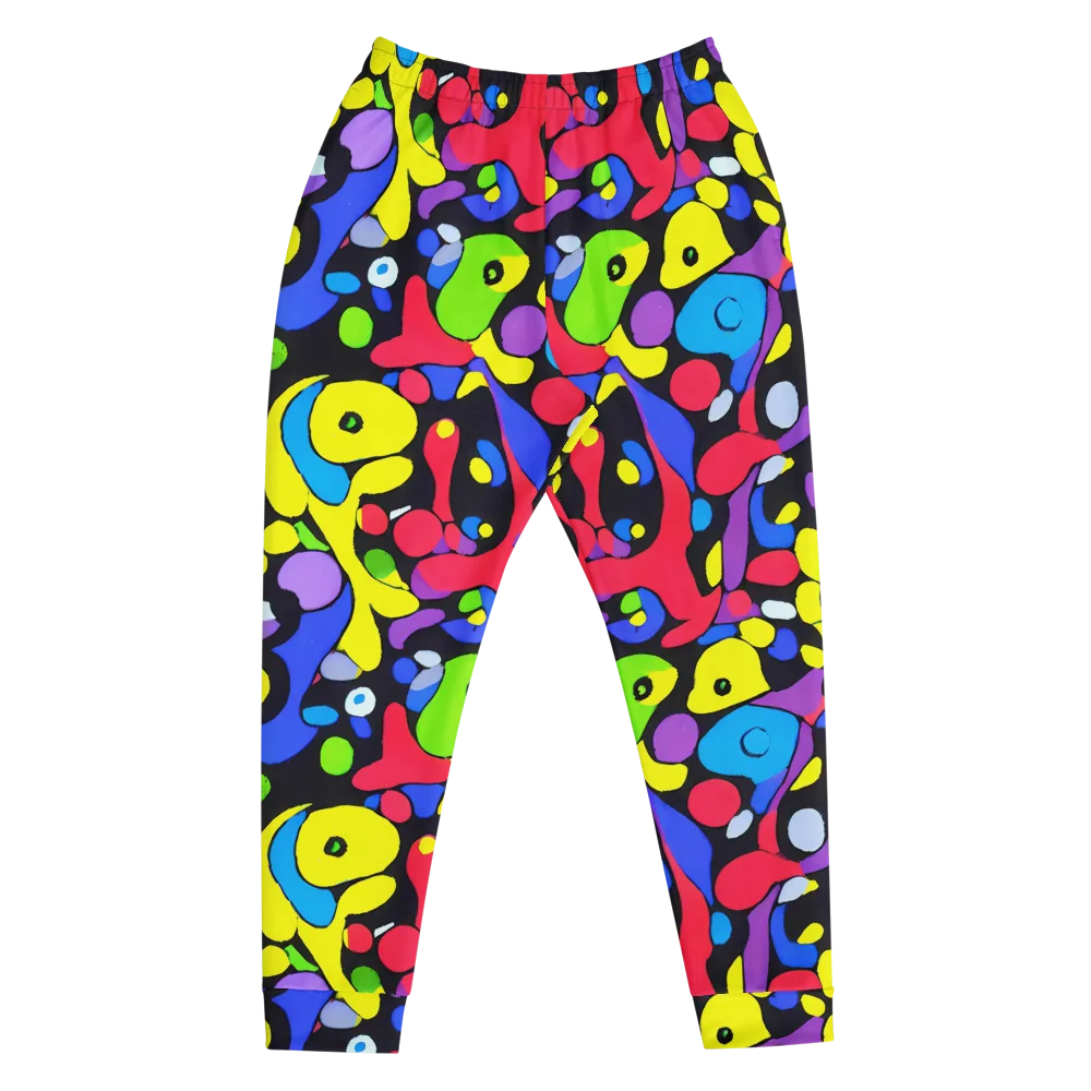 Miró's Mosaic on Men's Joggers — Front