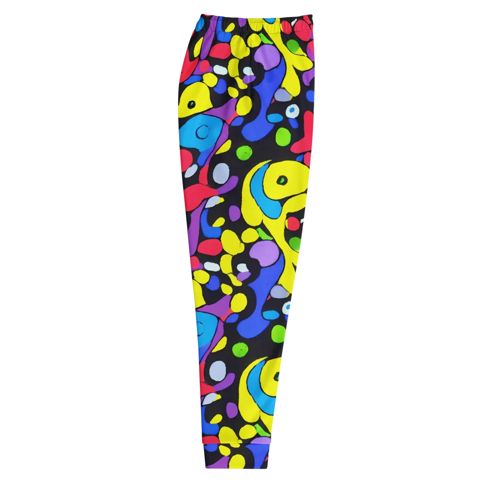 Miró's Mosaic on Men's Joggers — Right