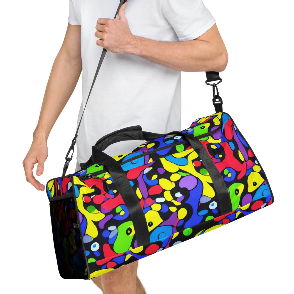 Miró's Mosaic on Duffle Bag — Right Front
