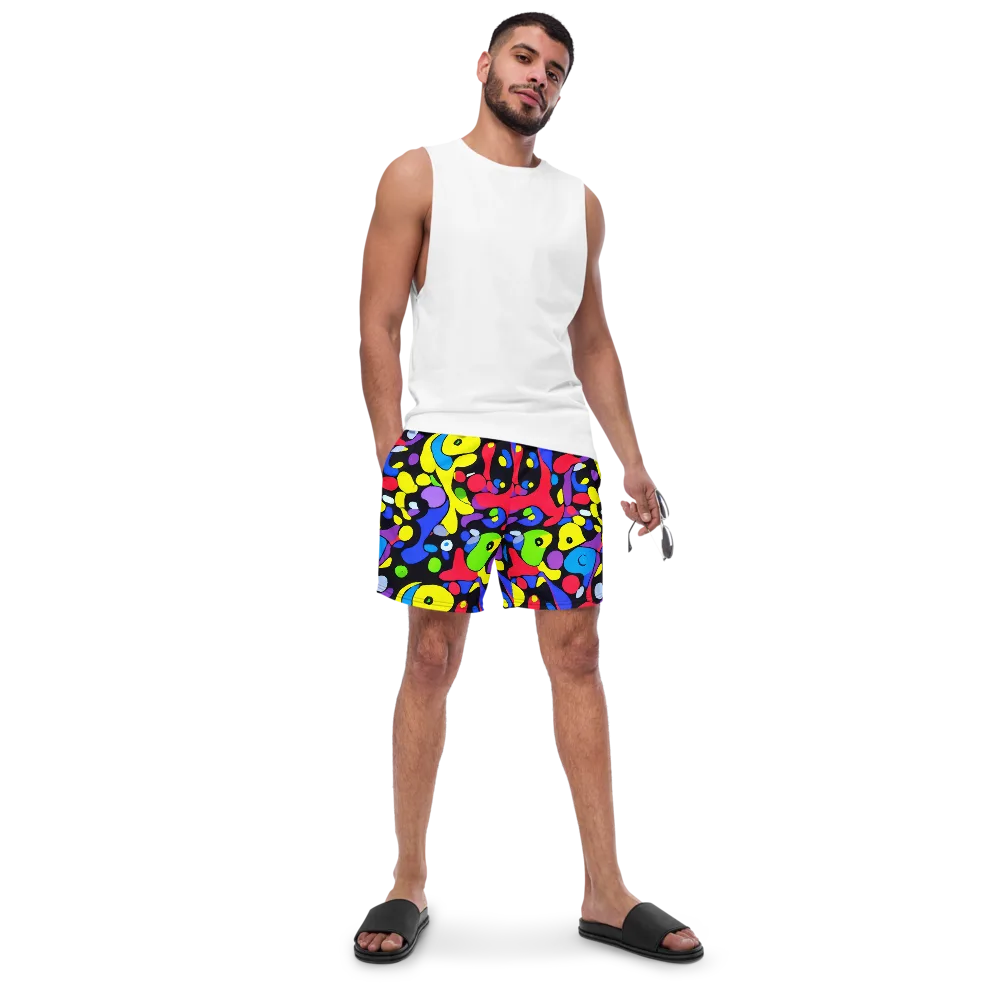 Miró's Mosaic on Swim Trunks — Front