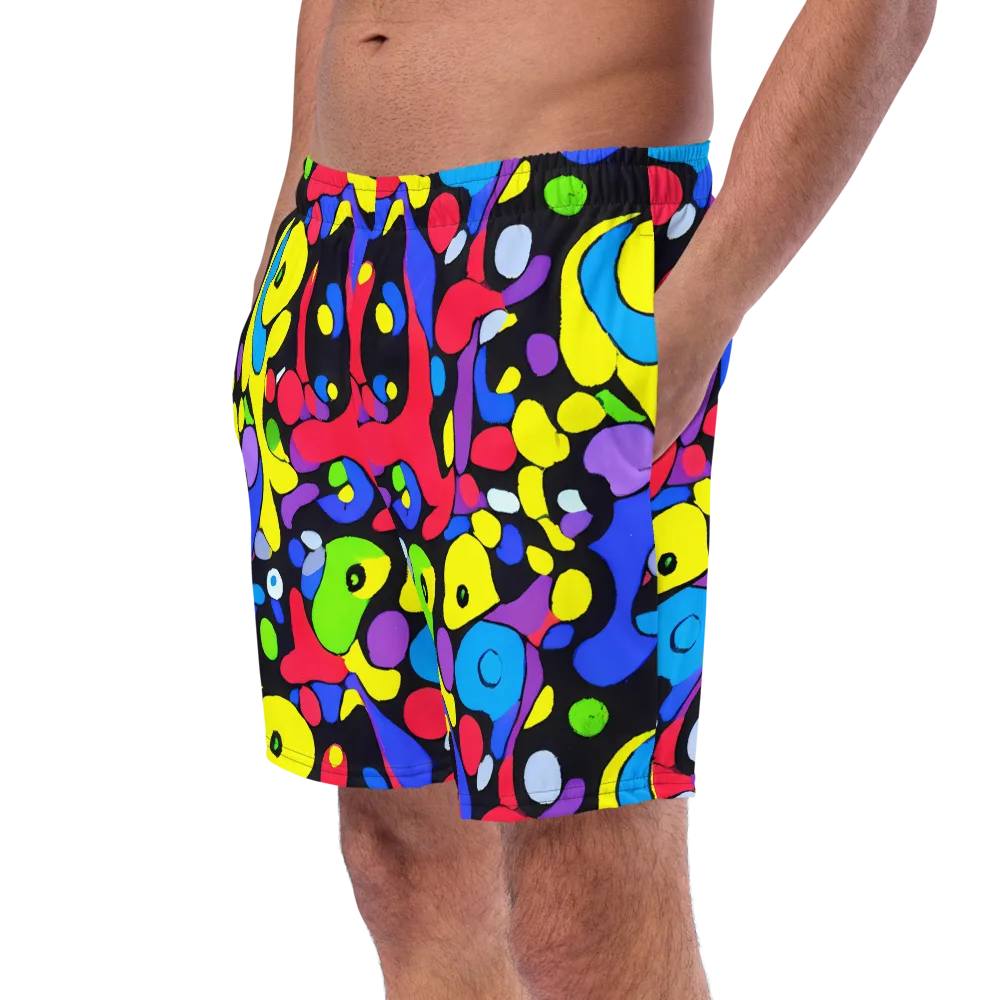 Miró's Mosaic on Swim Trunks — Left Front