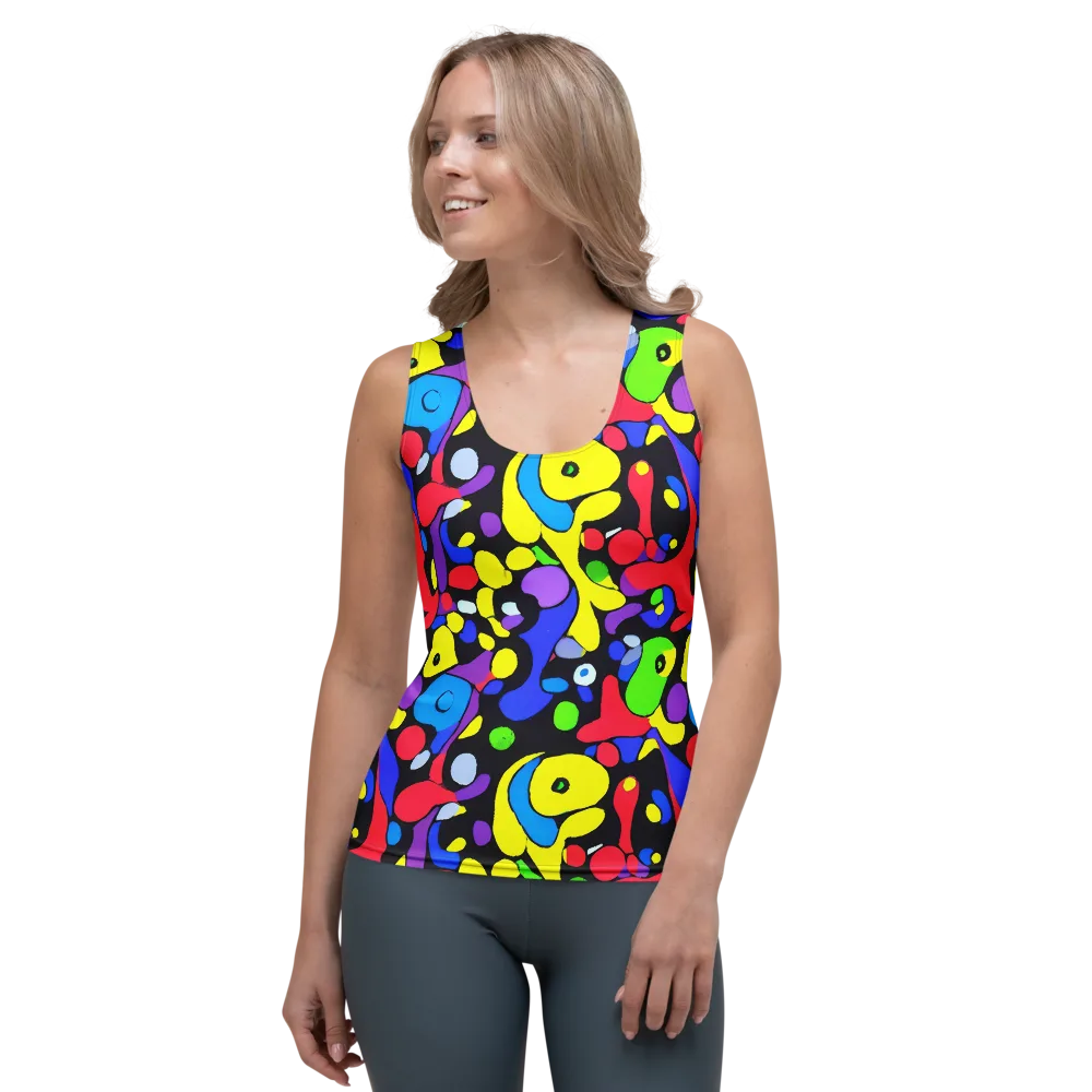 Miró's Mosaic on Women's Tank Top — Front