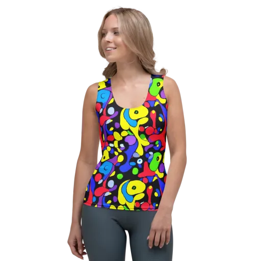 Miró's Mosaic on a Women's Tank Top