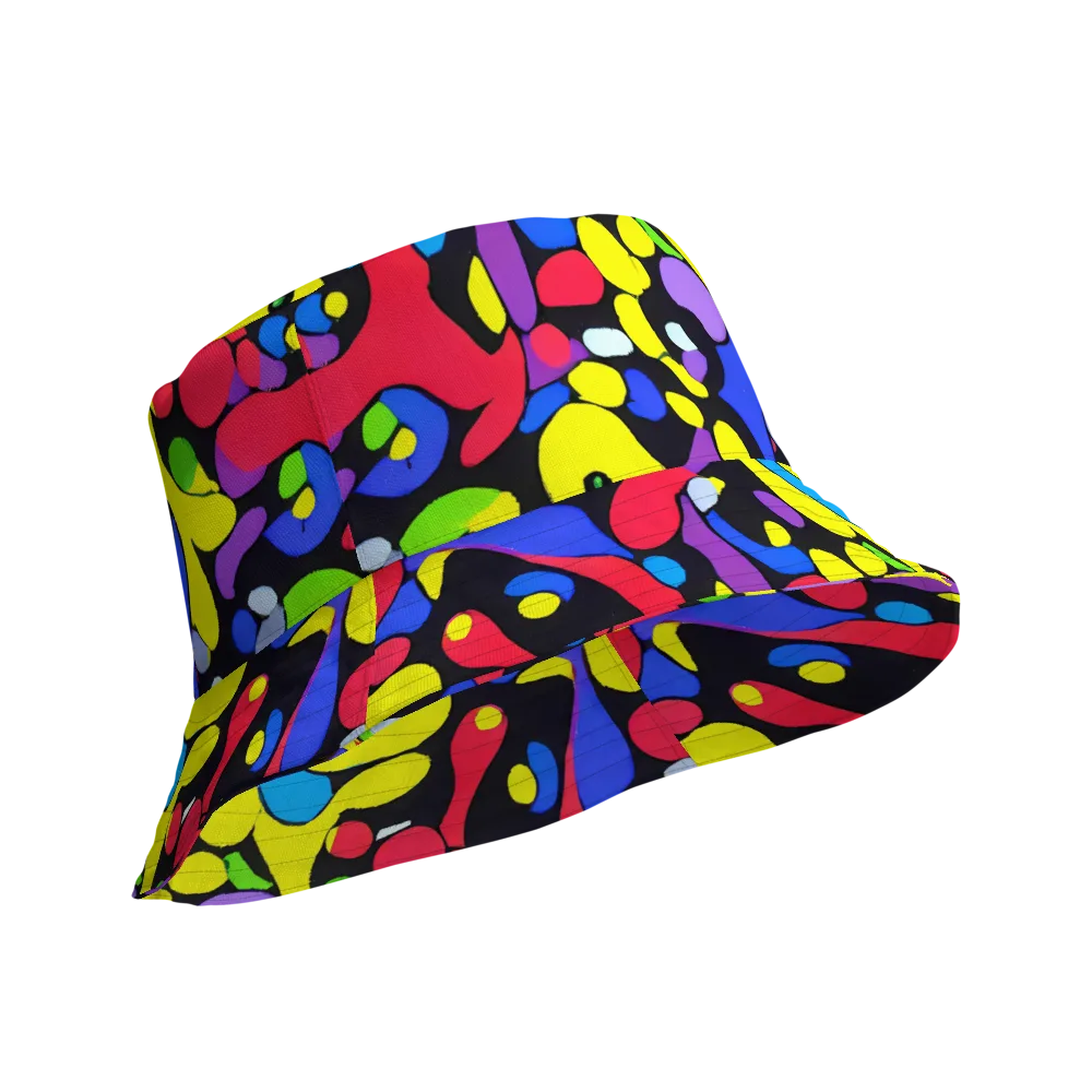 Miró's Mosaic on Reversible Bucket Hat — Product details Outside