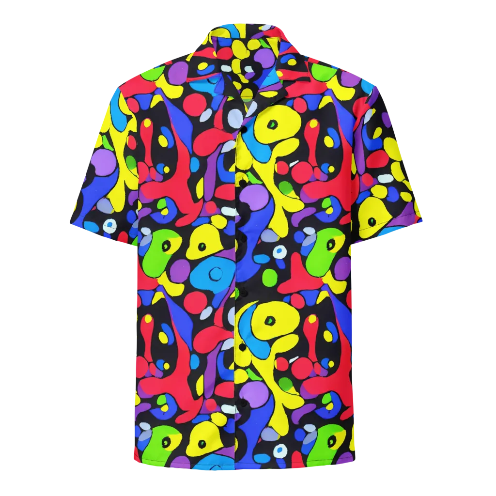 Miró's Mosaic on Button Shirt — Front
