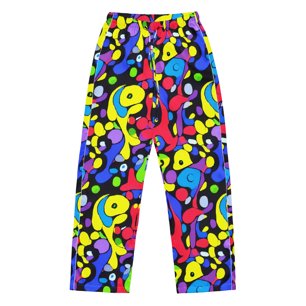 Miró's Mosaic on Women's Pajama Pants — Front