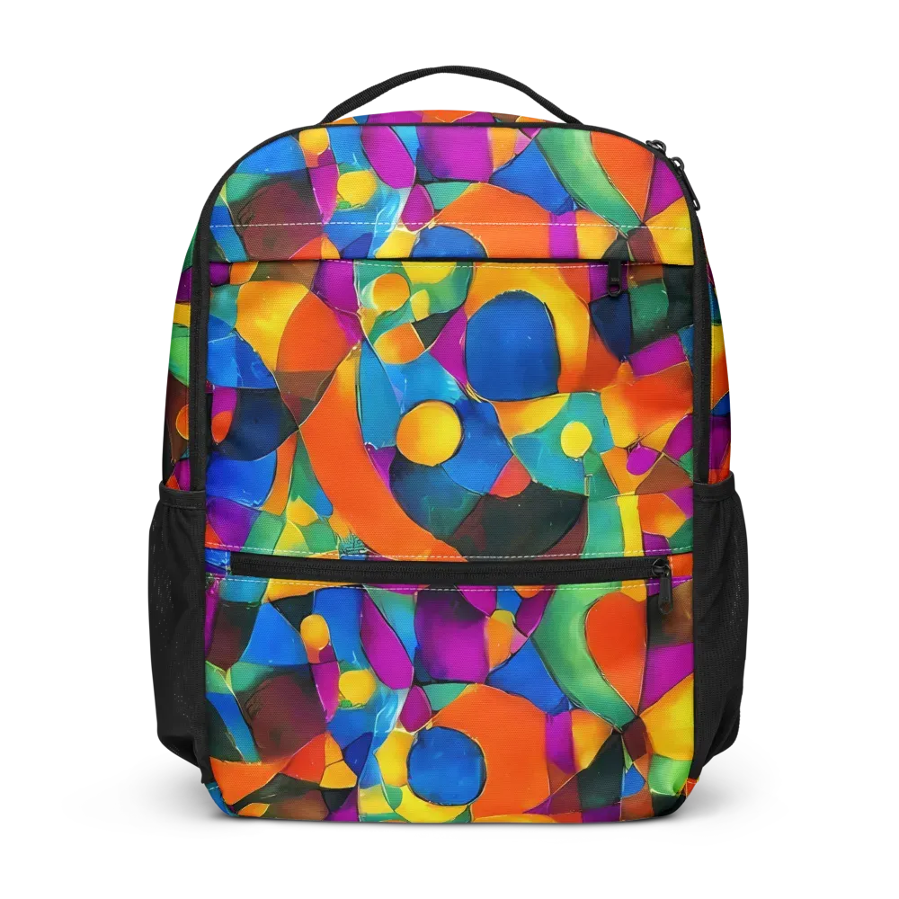 Galactic Jigsaw on Utility Backpack — Front