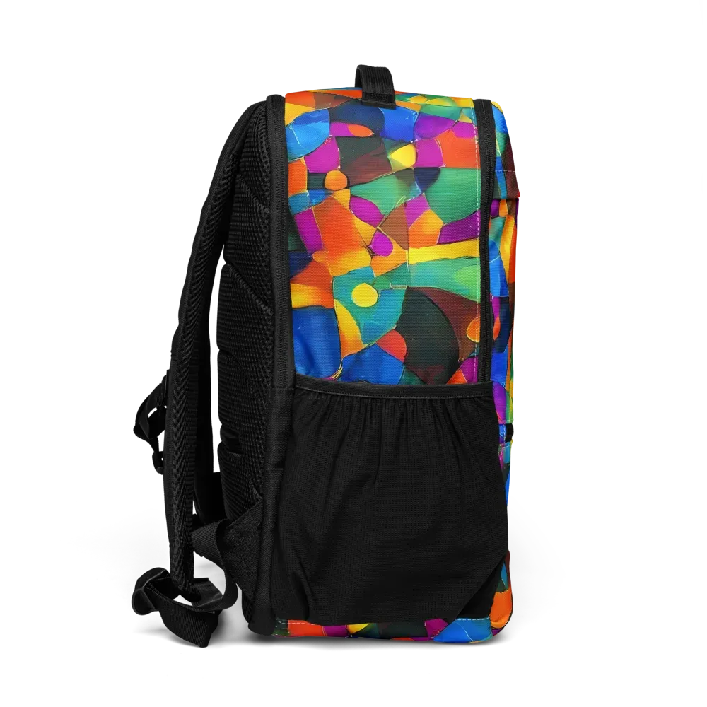 Galactic Jigsaw on Utility Backpack — Right