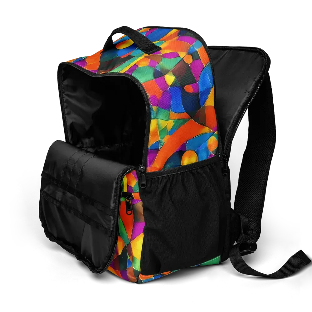 Galactic Jigsaw on Utility Backpack — Product details 2