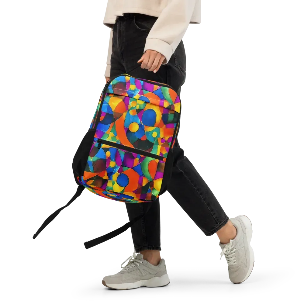 Galactic Jigsaw on Utility Backpack — Front