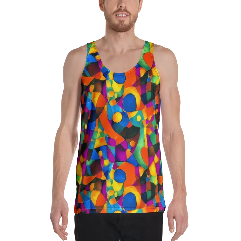 Galactic Jigsaw on Men's Tank Top — Front