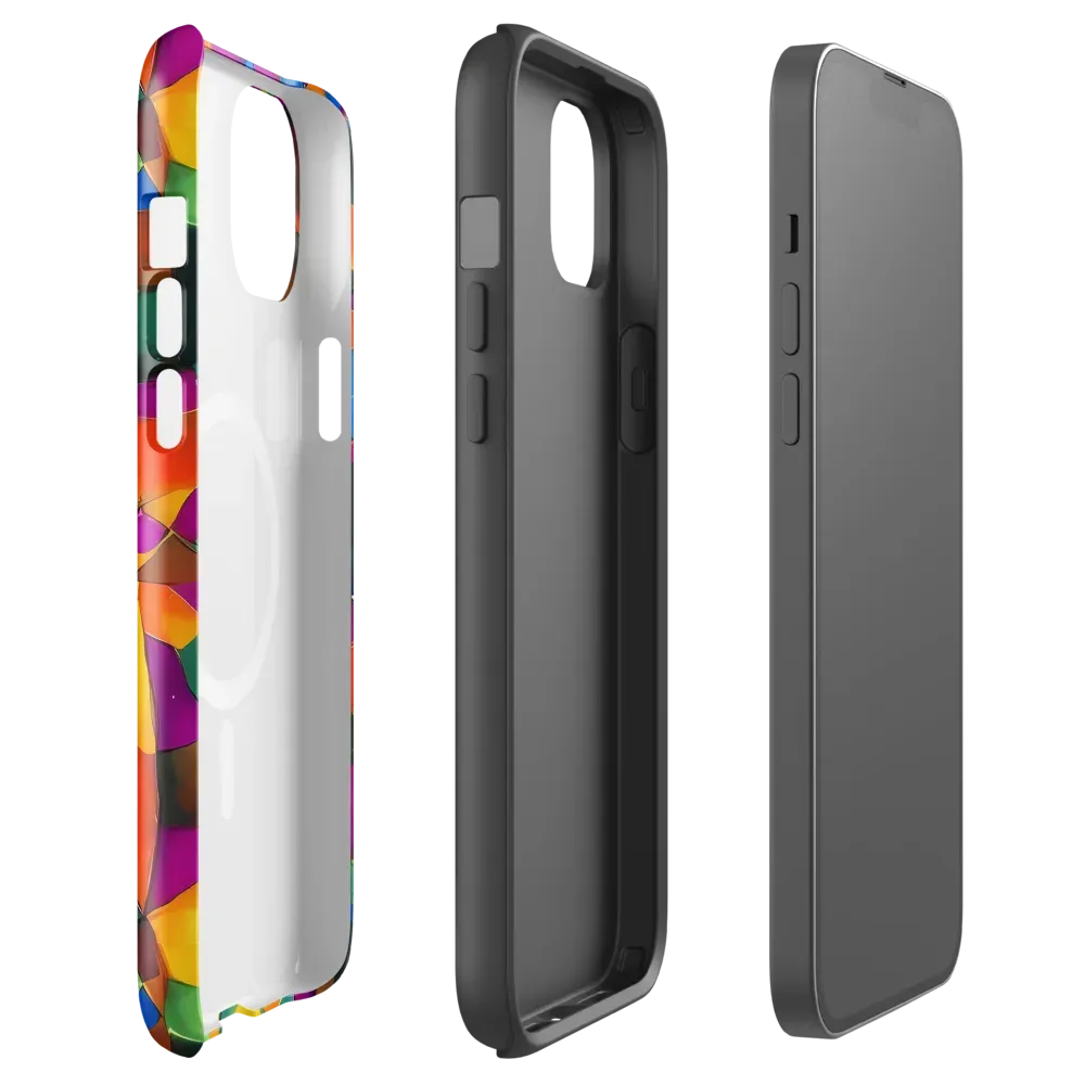 Galactic Jigsaw on MagSafe Tough Case for iPhone® — Front