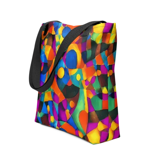 Galactic Jigsaw on a Tote Bag