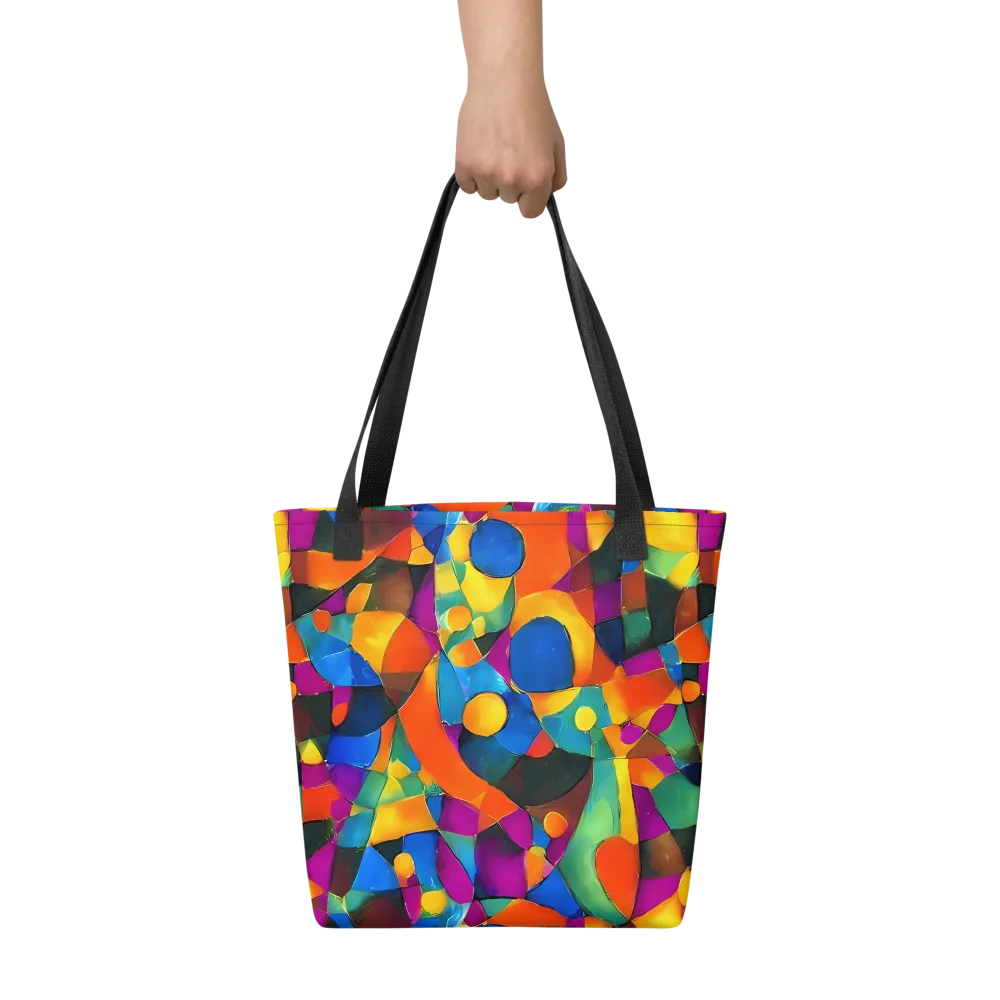 Galactic Jigsaw on Tote Bag — Front