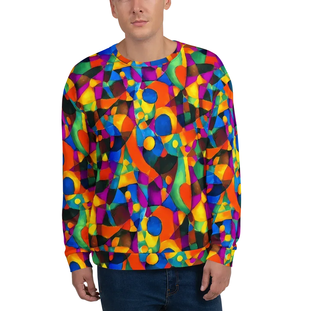 Galactic Jigsaw on Sweatshirt — Front