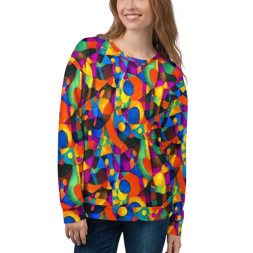 Galactic Jigsaw on Sweatshirt — Front