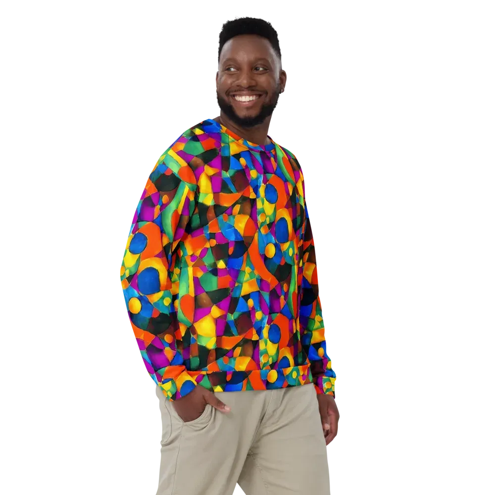 Galactic Jigsaw on Sweatshirt — Front