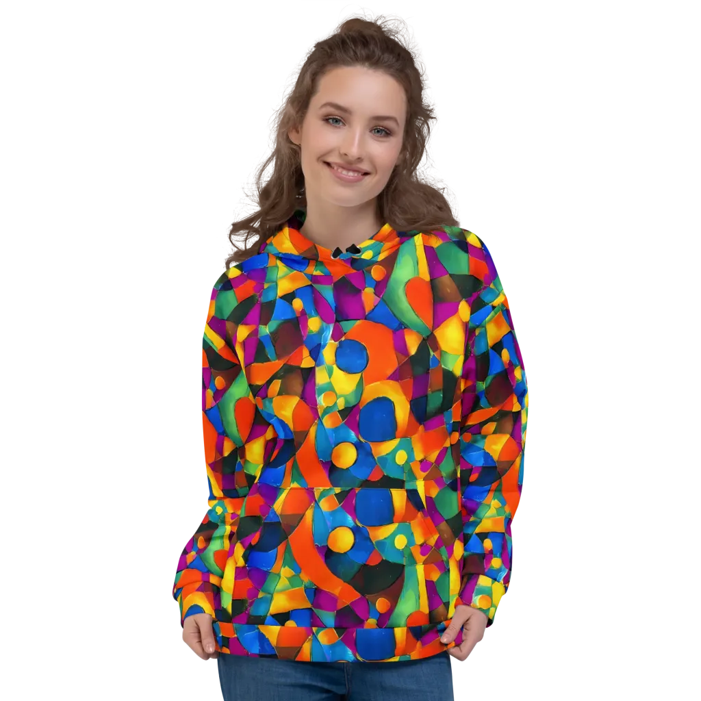 Galactic Jigsaw on Hoodie — Front
