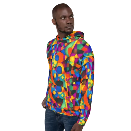 Galactic Jigsaw on a Hoodie