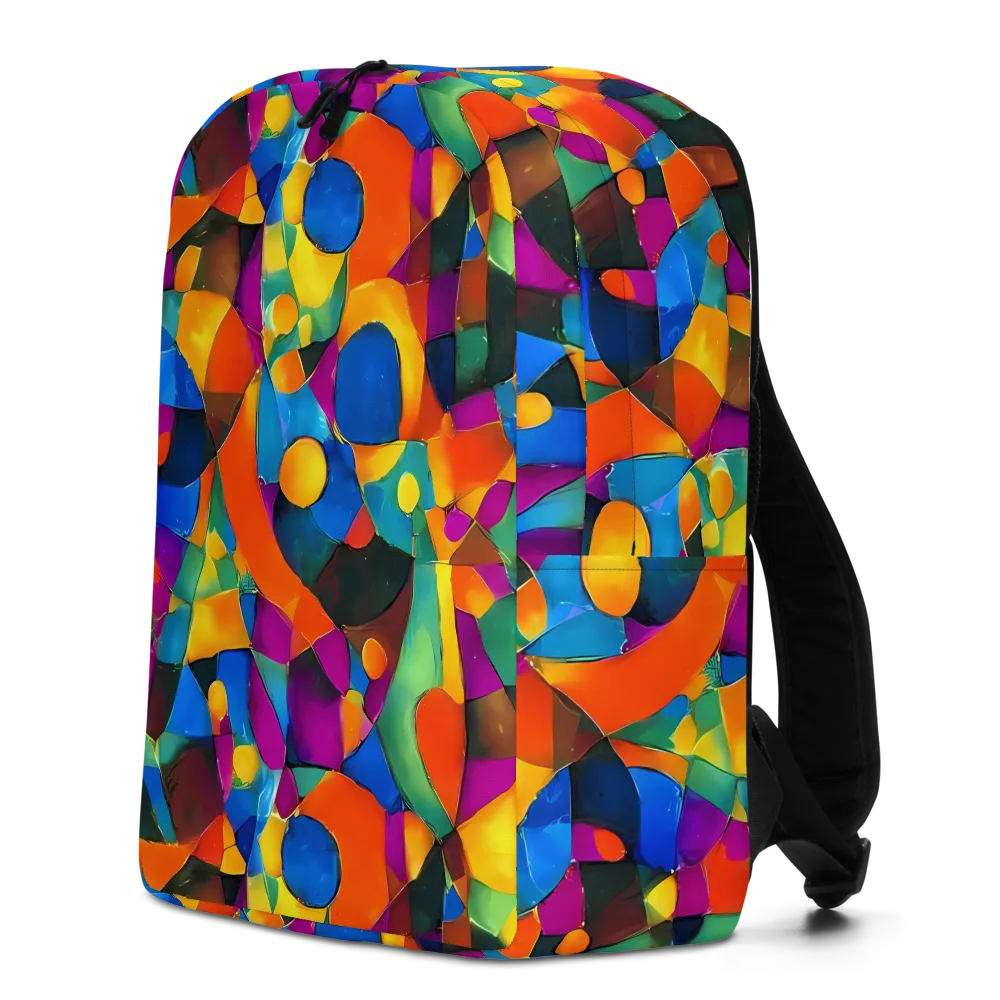 Galactic Jigsaw on Minimalist Backpack — Left