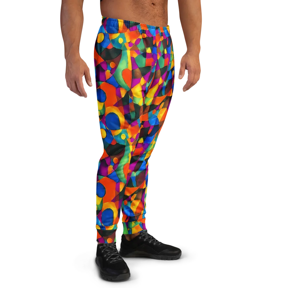 Galactic Jigsaw on Men's Joggers — Right