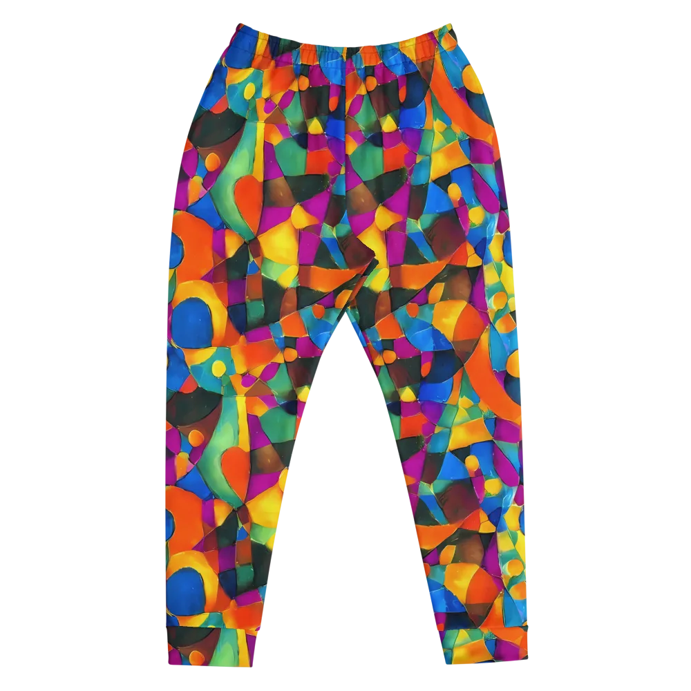 Galactic Jigsaw on Men's Joggers — Front