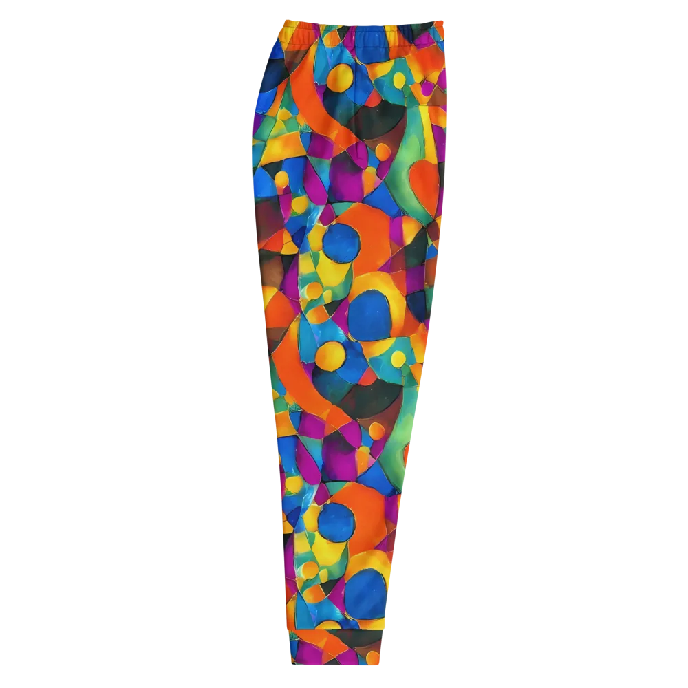 Galactic Jigsaw on Men's Joggers — Right