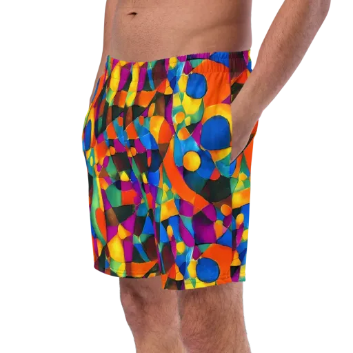 Galactic Jigsaw on a Swim Trunks