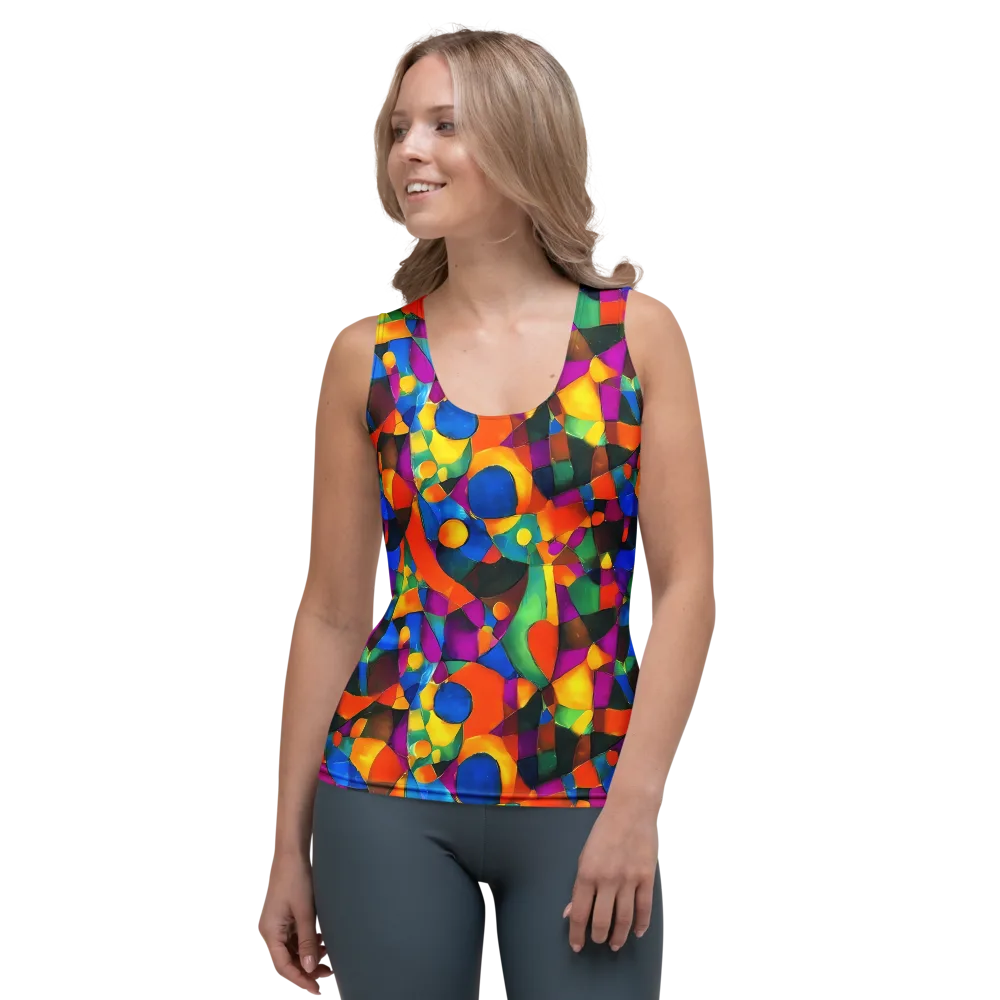 Galactic Jigsaw on Women's Tank Top — Front